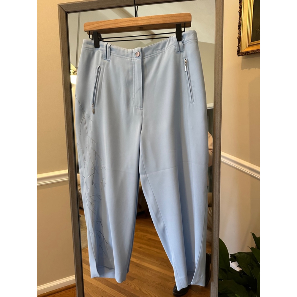 Jamie Sadock Women's Light Blue Golf Pants Size 10